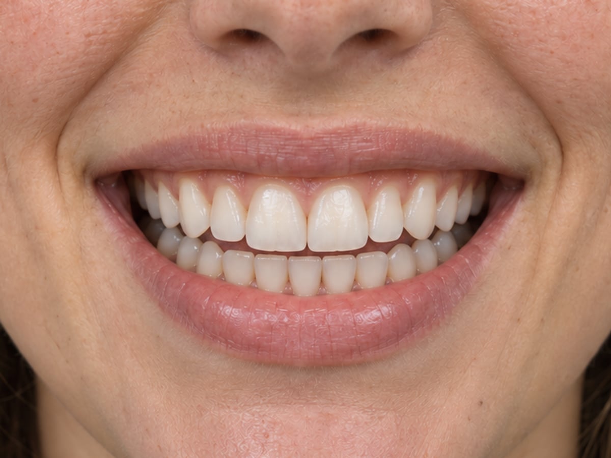 After whitening and bonding